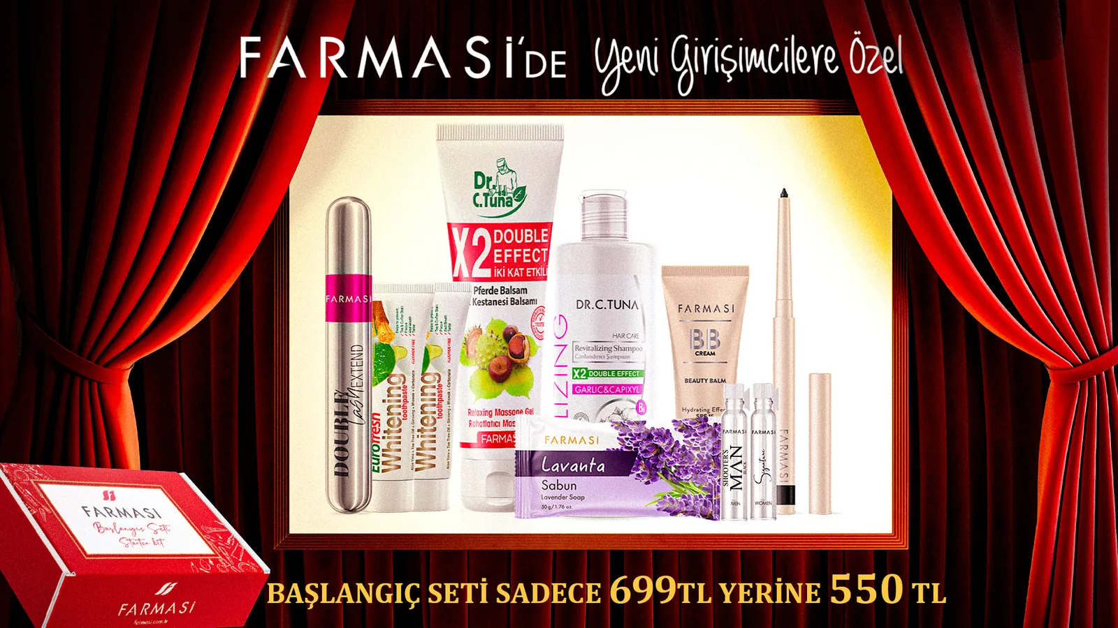 Farmasi Hoşgeldin Programı başlangıç seti